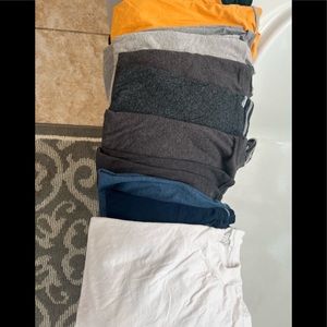 SOLD LOT of 23 Solid Color Tees